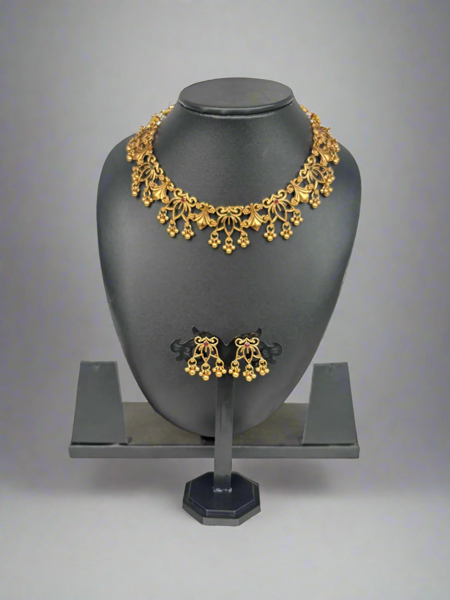 Golden Lotus Necklace
