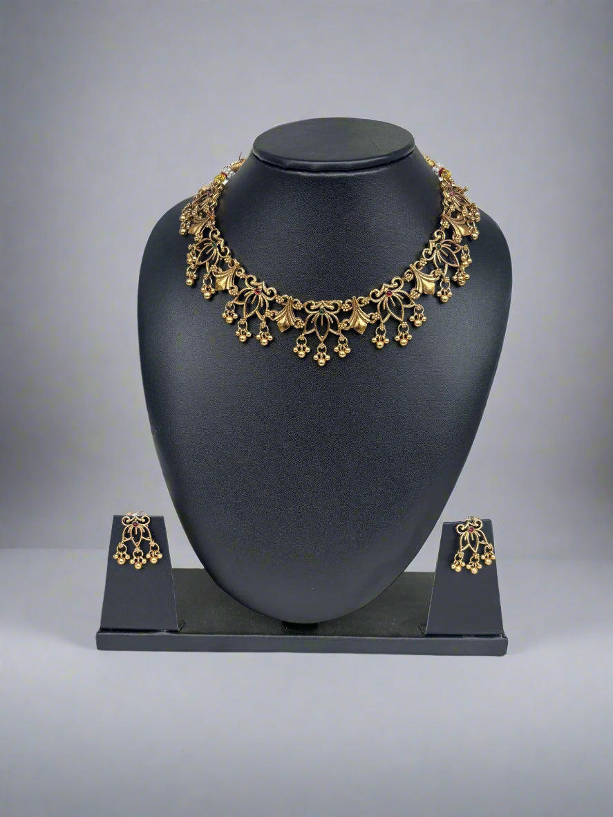Golden Lotus Necklace