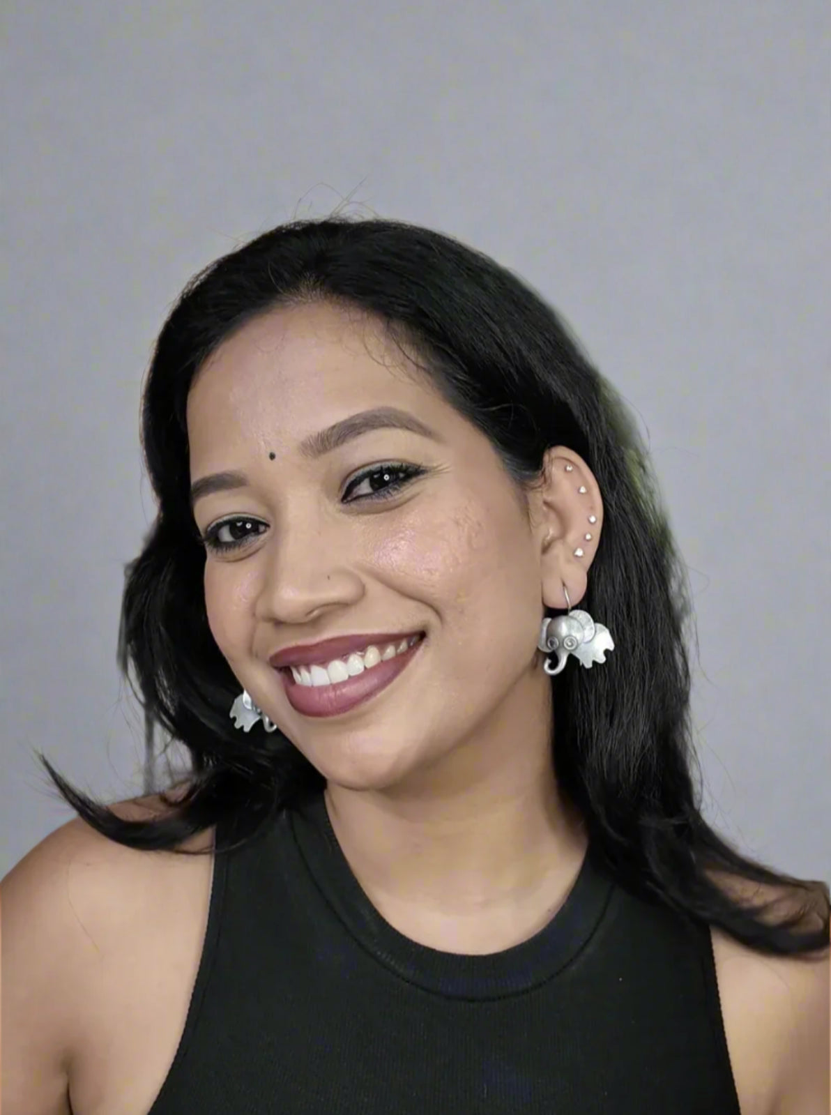 Hathi Dangler Earring