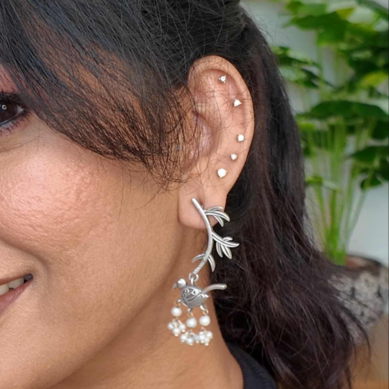 Hanging Birds Earrings