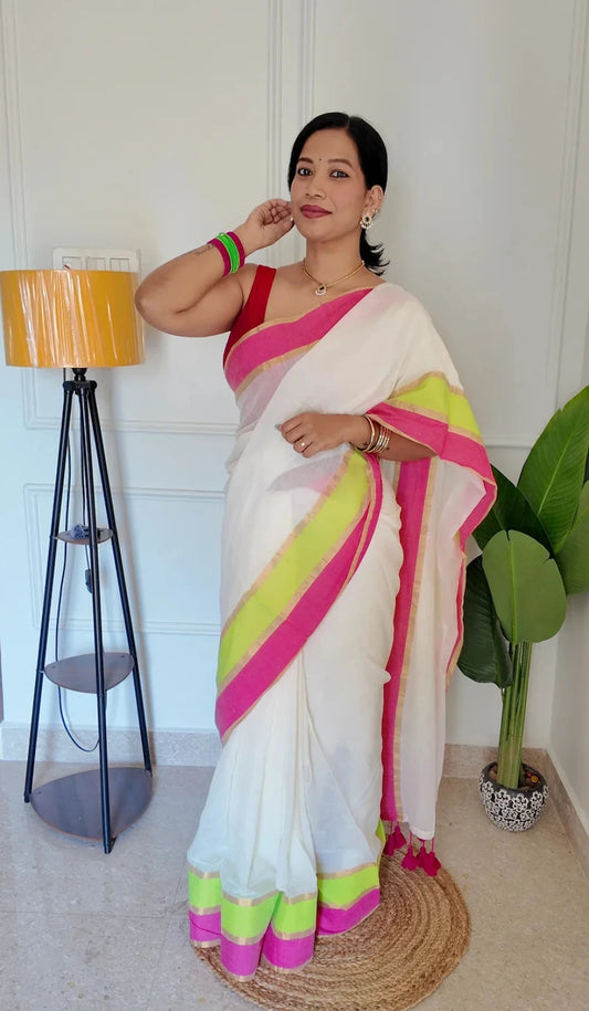 Nayana Mul Cotton Saree