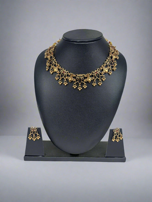 Golden Lotus Necklace