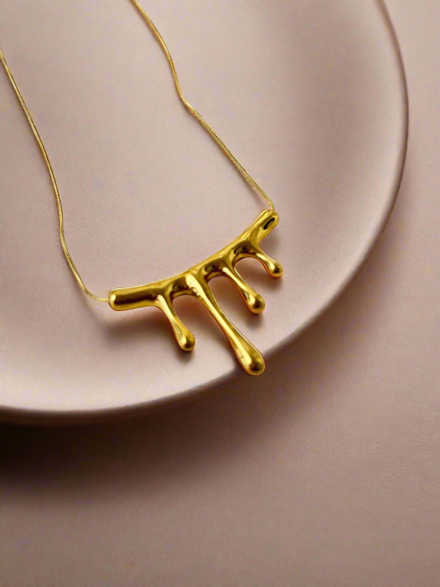 Golden Drip Pendant