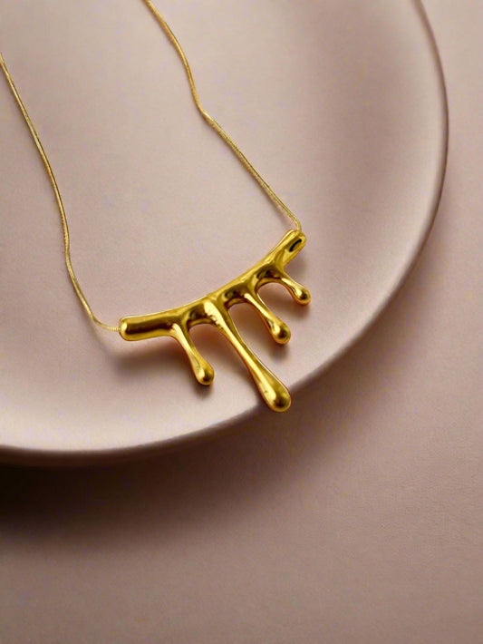 Golden Drip Pendant
