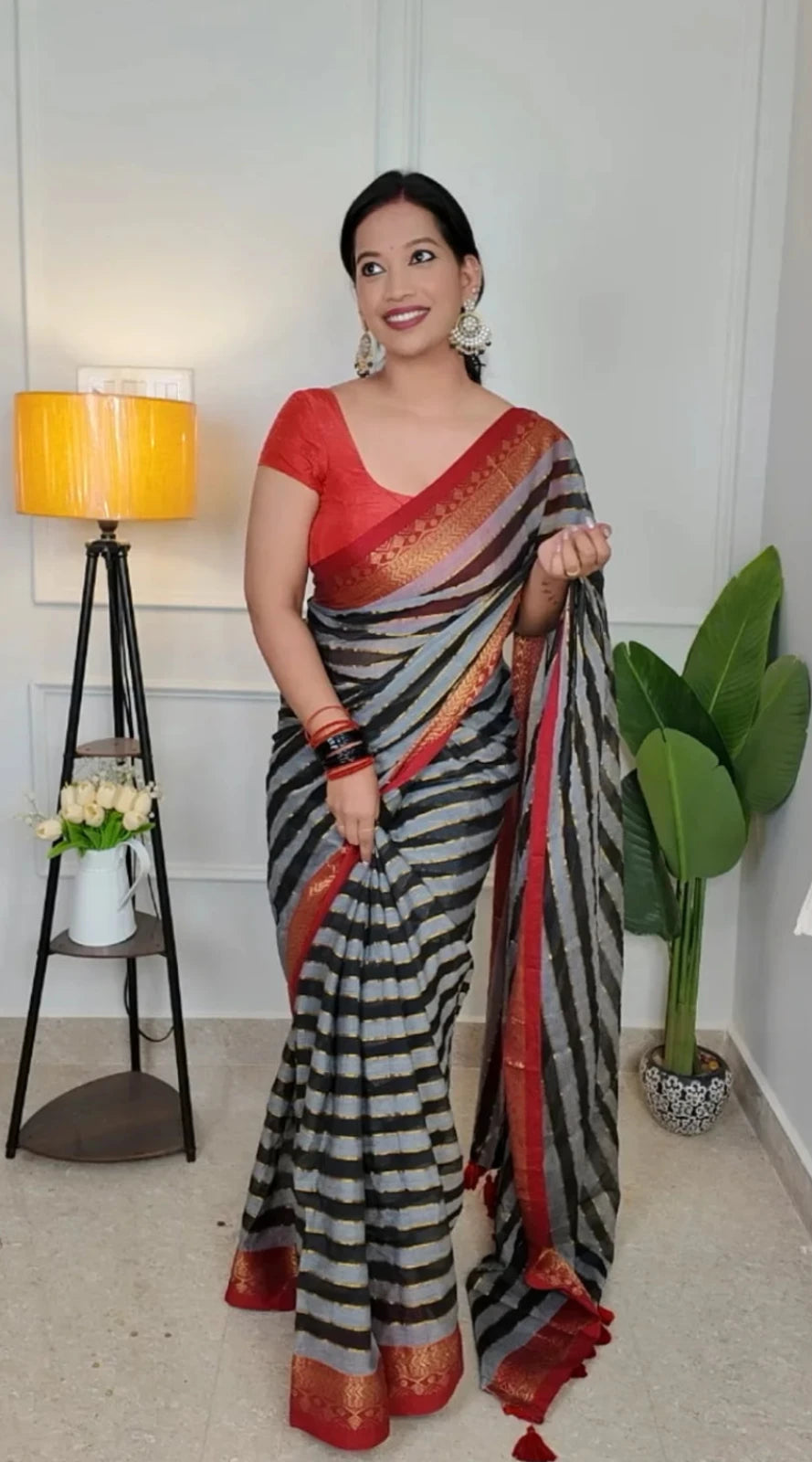 Vidhya Mul Cotton Saree