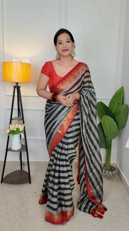 Vidhya Mul Cotton Saree