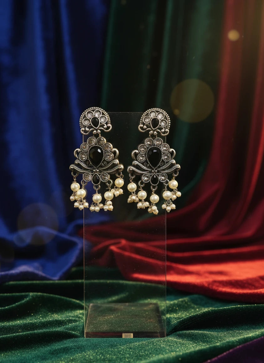 Oxidised Esha Jaipuri Earring