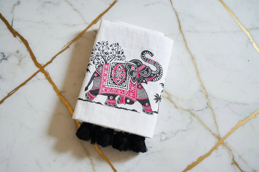 Elephant Design Set Mundu