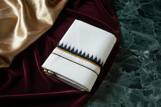 Temple Design Set Mundu