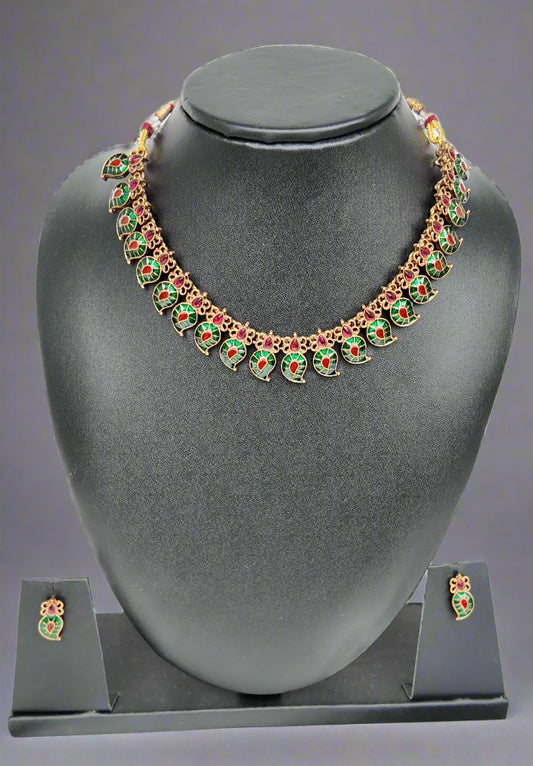 Mango Motif Necklace