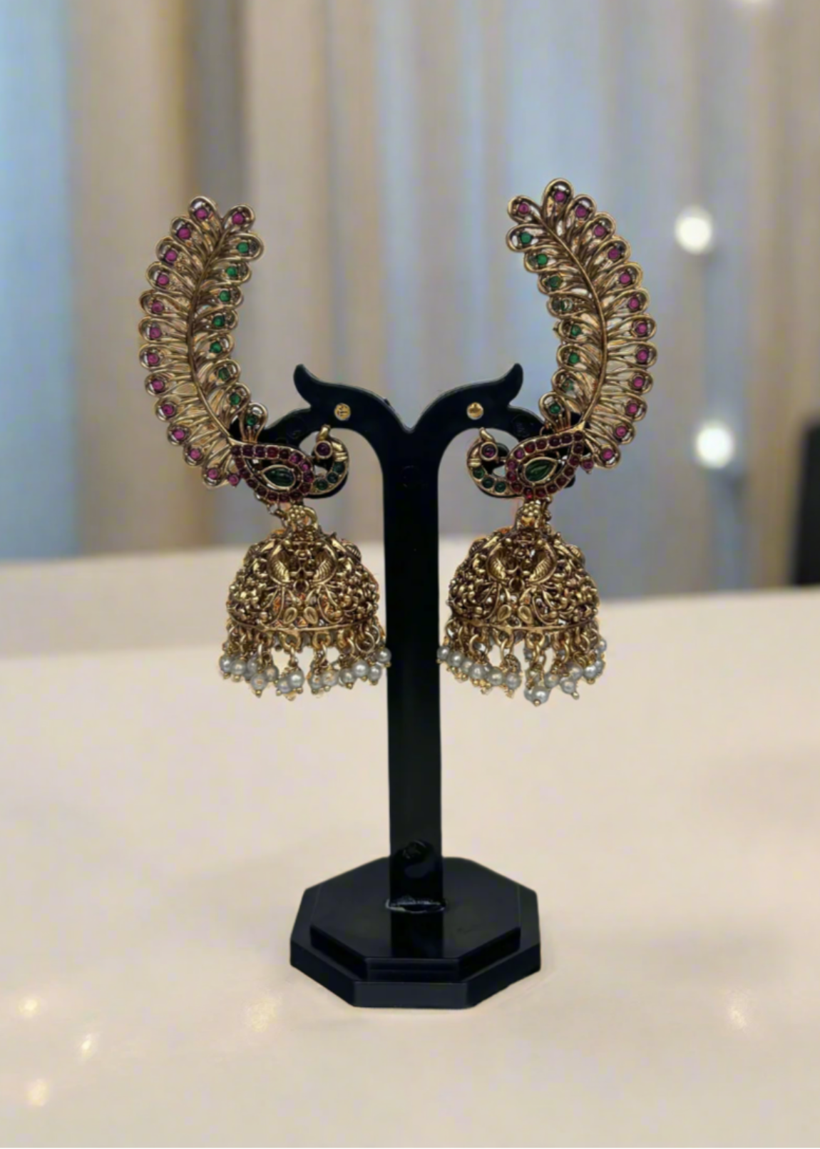 Peacock Jhumka