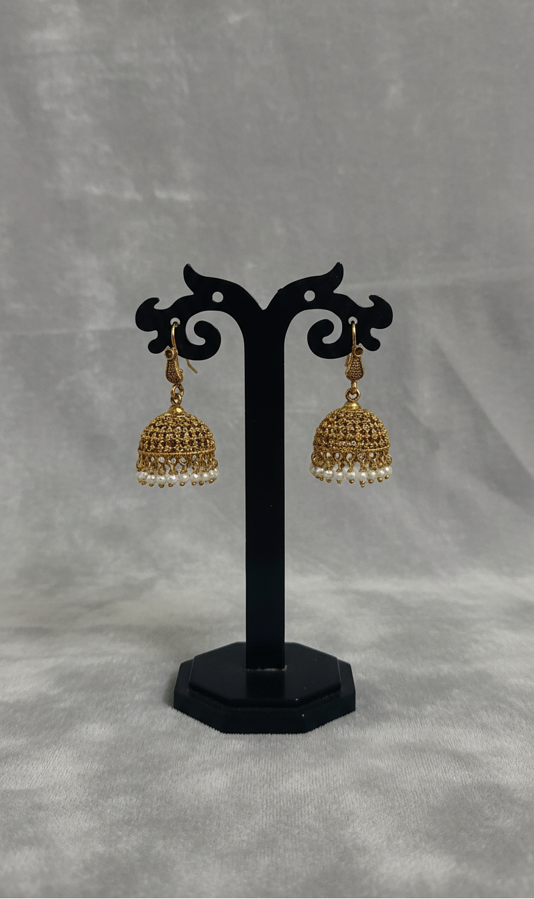 Ruby Antique Hook Jhumka