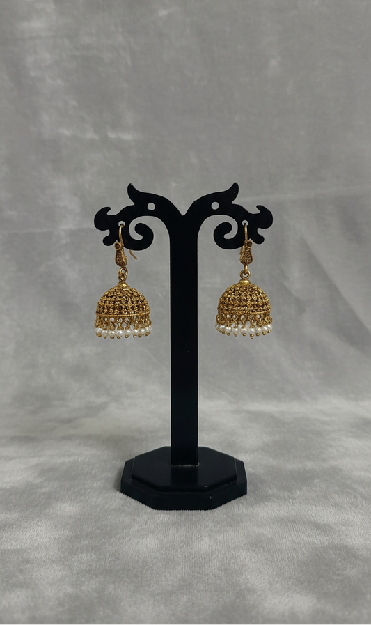 Ruby Antique Hook Jhumka