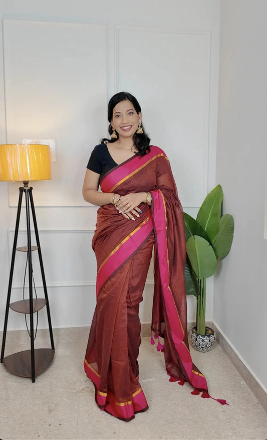 Mrudhula Mul Cotton Saree