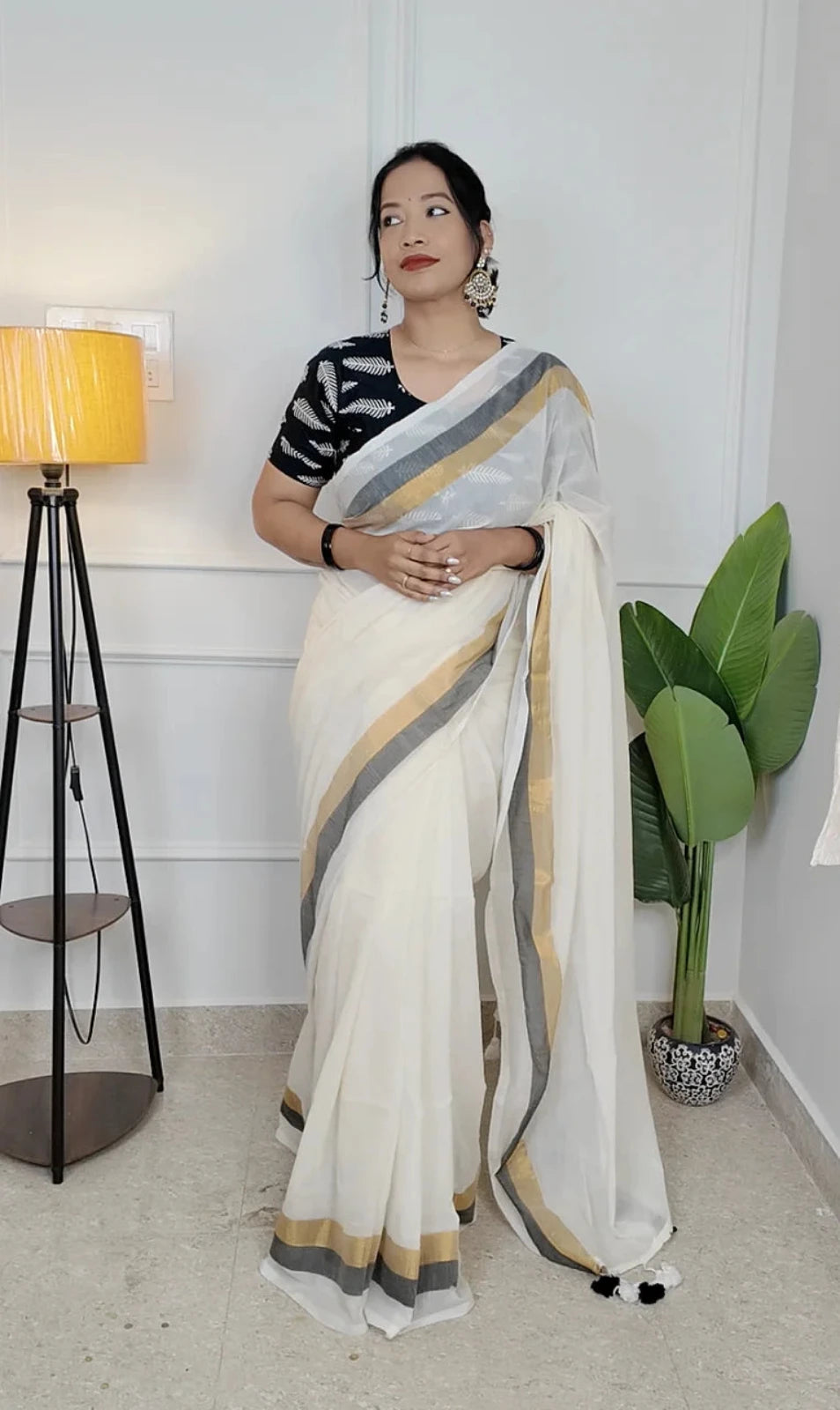 Meera Mul Cotton Saree