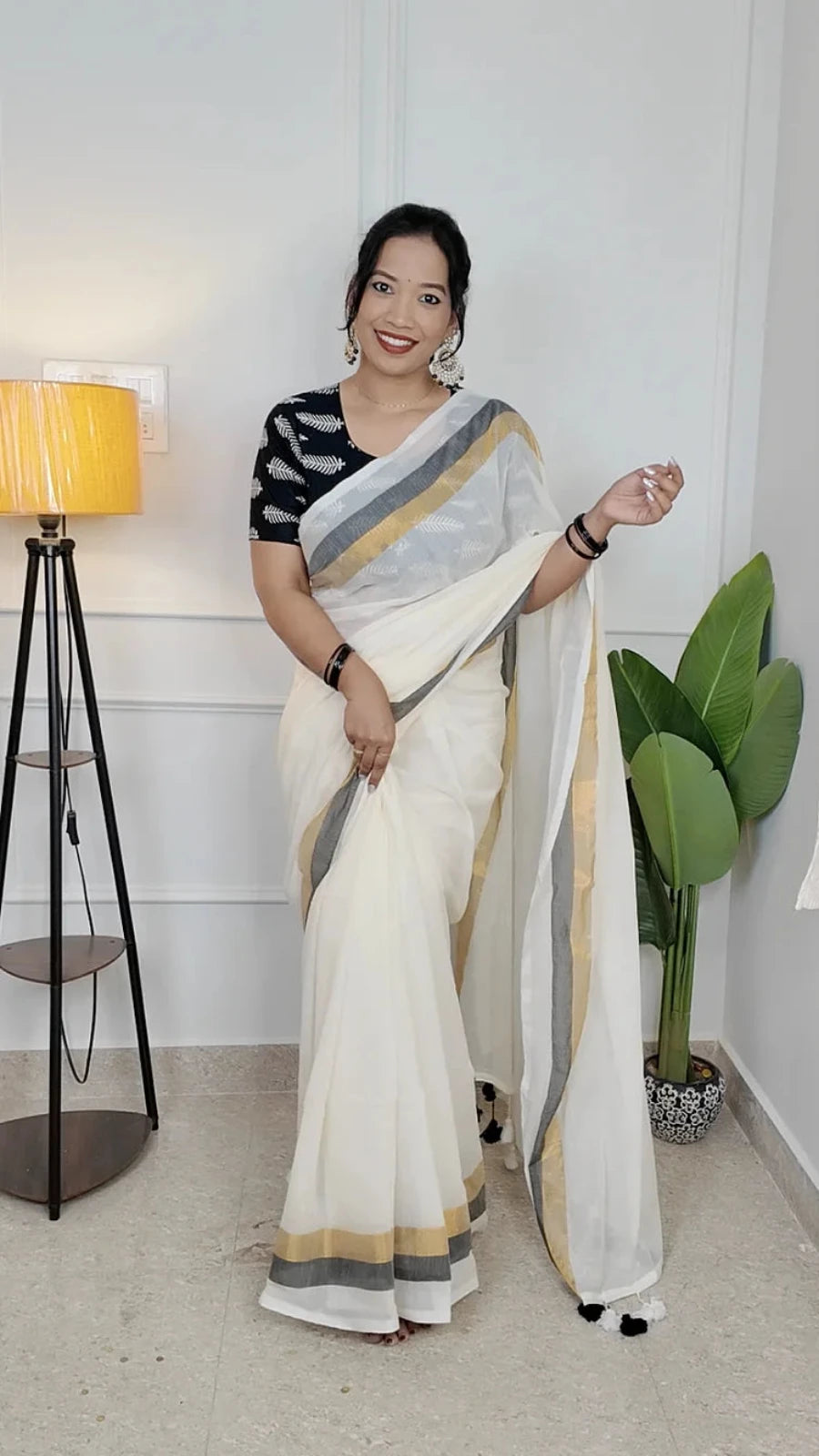Meera Mul Cotton Saree