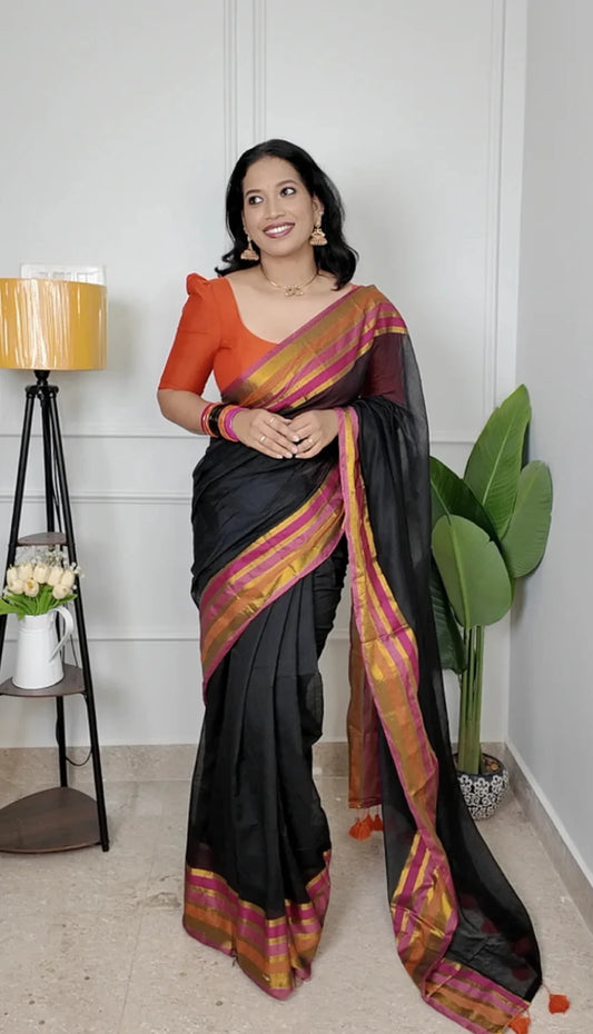 Aarya Mul Cotton Saree