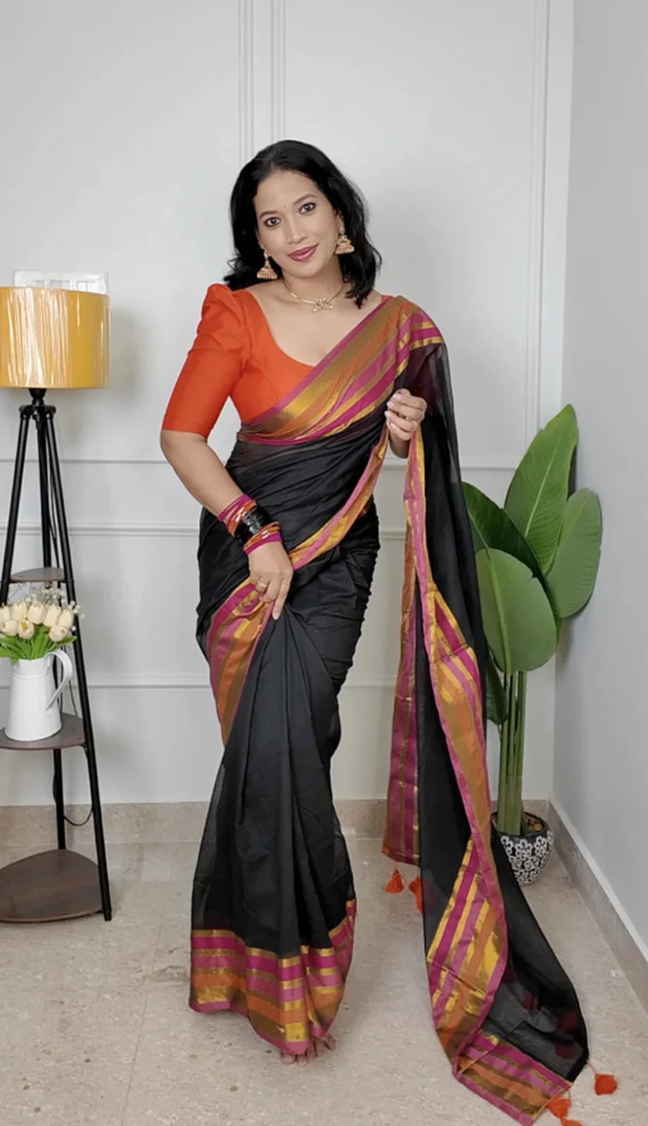 Aarya Mul Cotton Saree