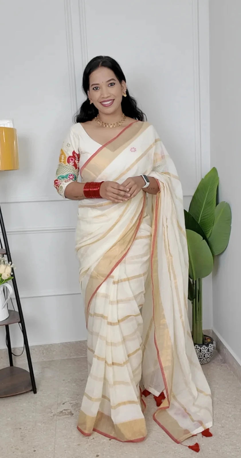Parvathy Mul Cotton Saree