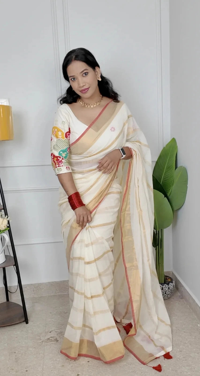 Parvathy Mul Cotton Saree