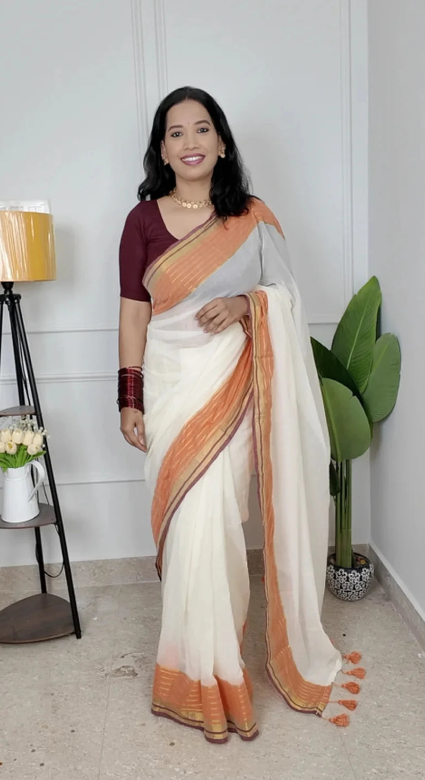 Arathy Mul Cotton Saree