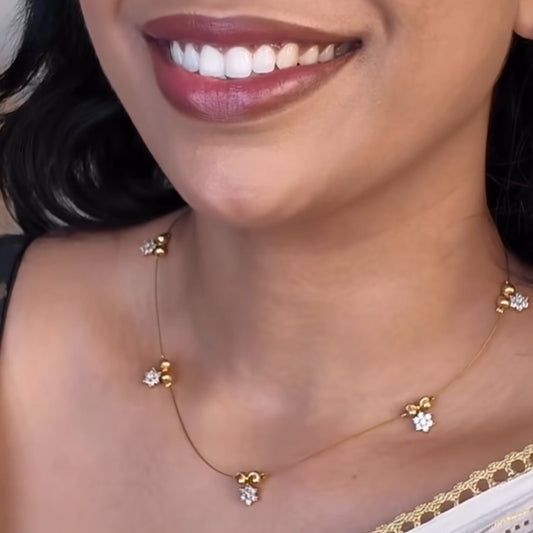 Invisible Flower Necklace