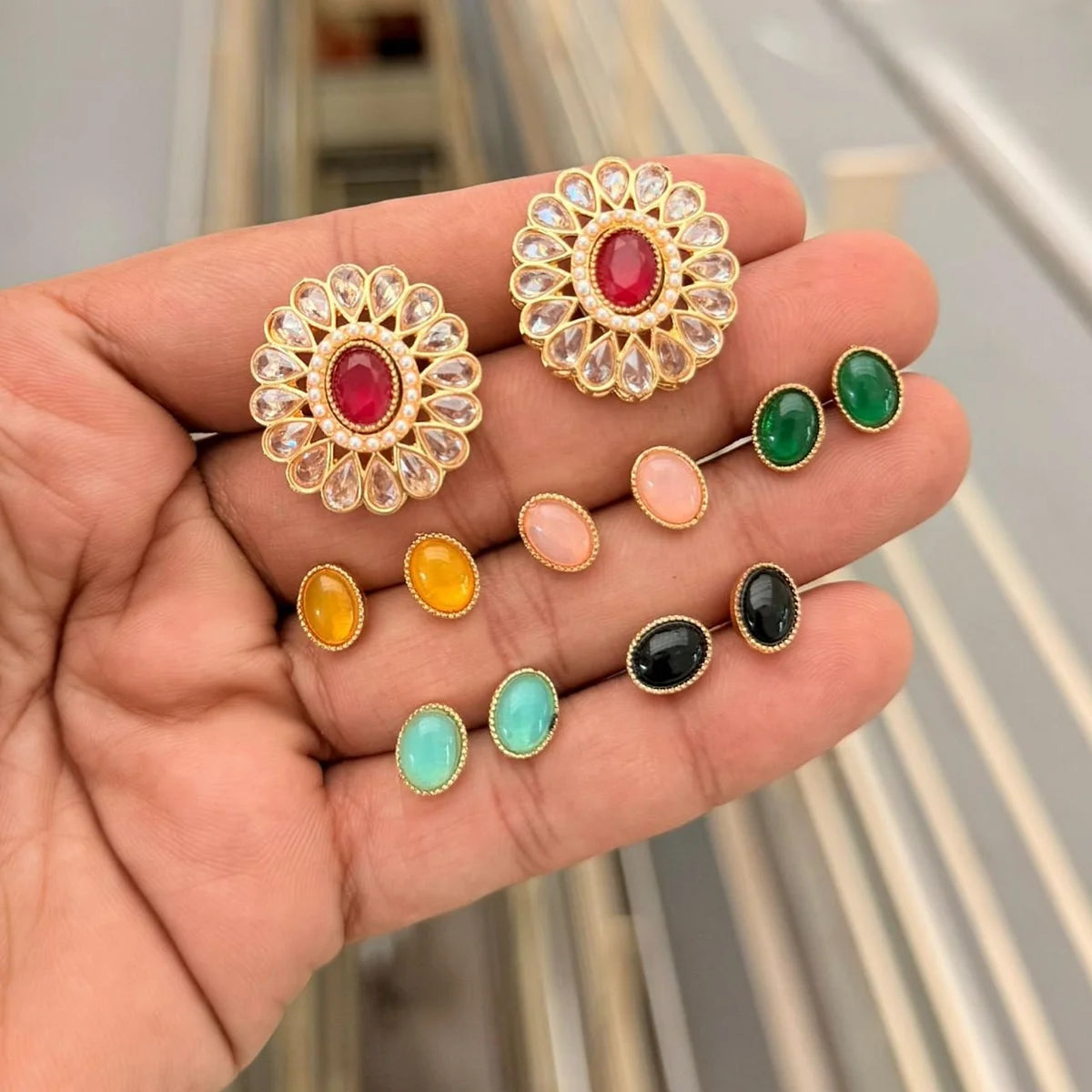 Kundhan Mix-n-Match Earrings
